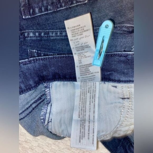 Women’s Abercrombie&Fitch stretchy cut off jean Shorts‎ size 0/W25 - Picture 10 of 13